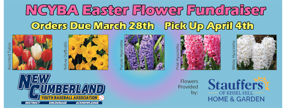 NCYBA Easter Flower Fundraiser