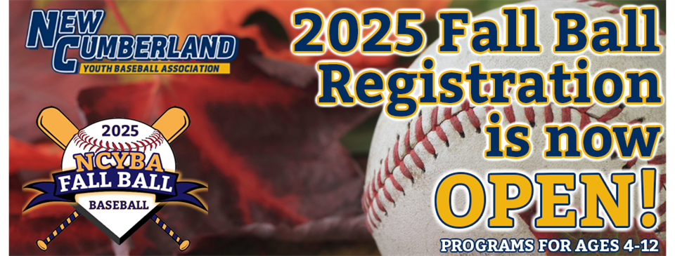 2025 Fall Ball Registration NOW OPEN!